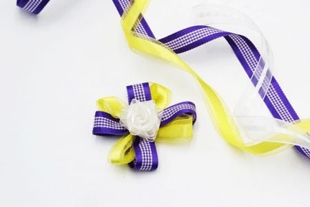 Класичний набір жовто-фіолетових стрічок